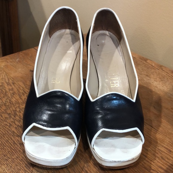 Bonwitt Teller Vintage peep toe heels size 6 - Picture 2 of 8
